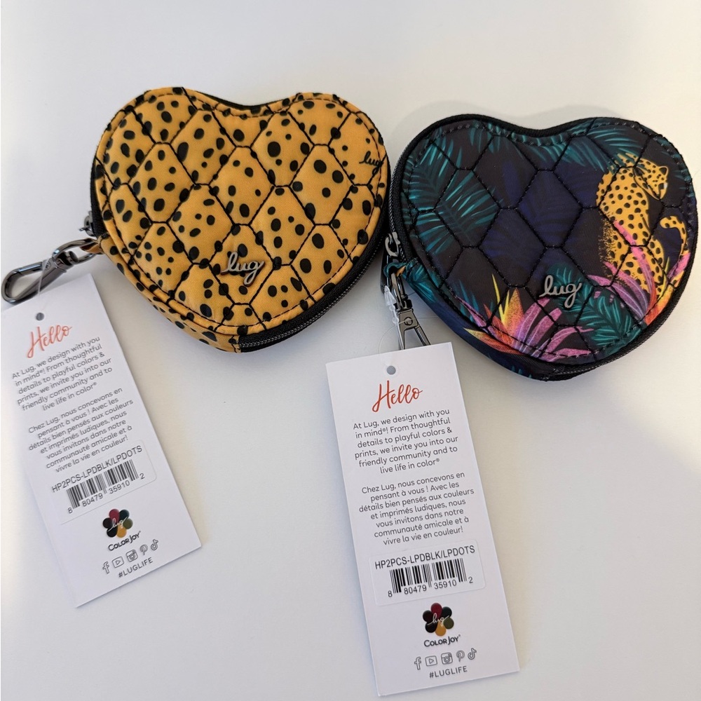 Lug Heart Pouches